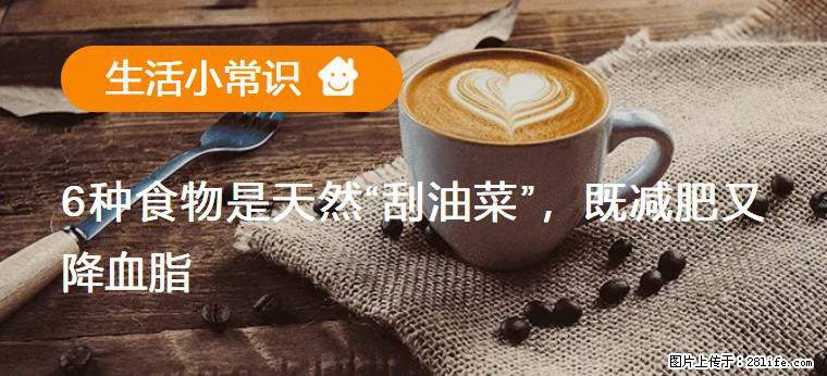 【生活小常识】6种食物是天然“刮油菜”，既减肥又降血脂 - 襄樊生活资讯 - 襄樊28生活网 xf.28life.net