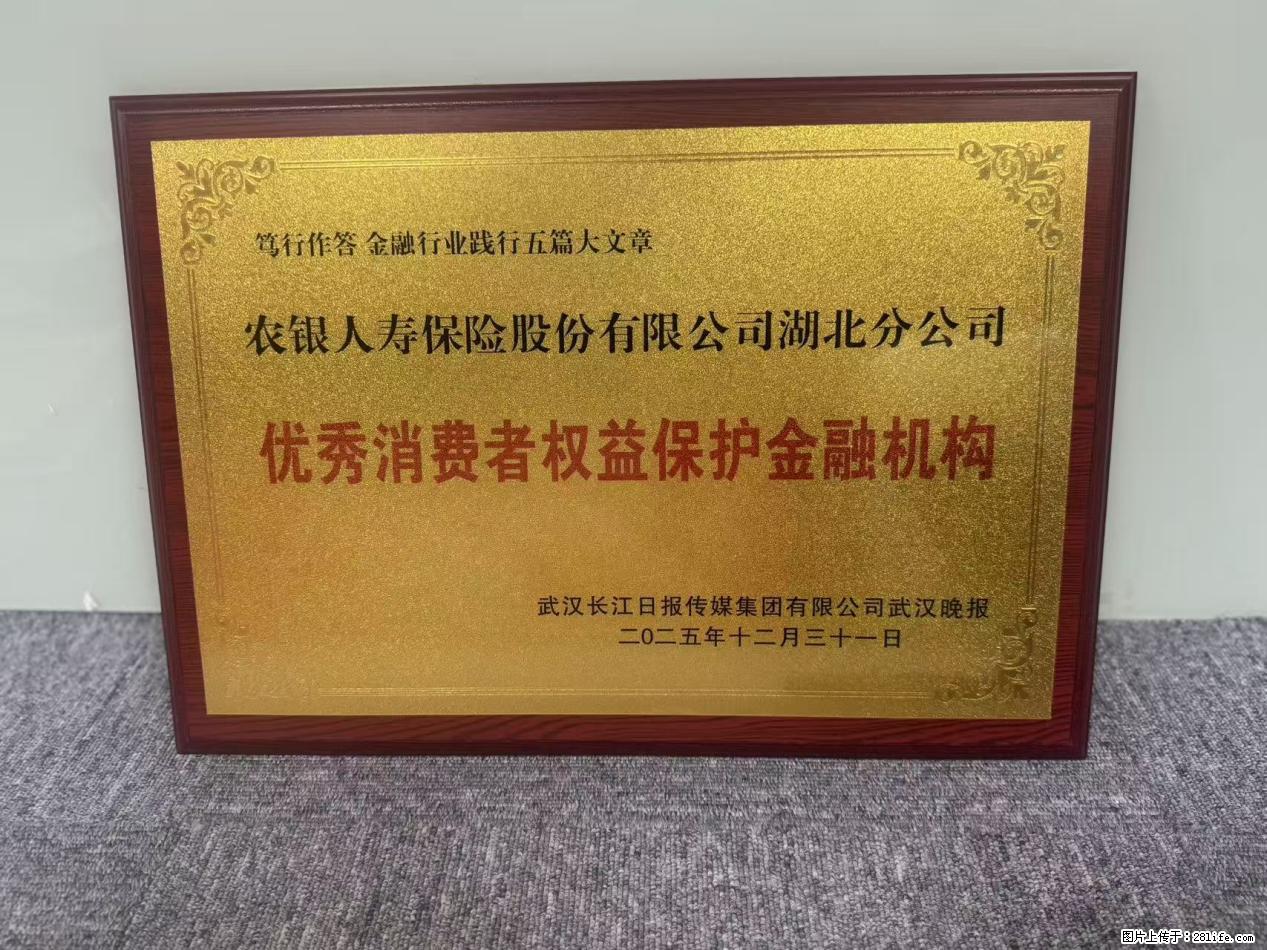 农银人寿湖北分公司荣膺“优秀保险客户服务奖”和“优秀消费者权益保护金融机构”两个奖项 - 襄樊生活资讯 - 襄樊28生活网 xf.28life.net